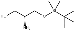 (R)-2-Amino-3-[(tert-butyldimethylsilyl)oxy]-1-propanol Structure