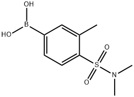 (4-(N,N-dimethylsulfamoyl)-3-methylphenyl)boronic acid 구조식 이미지