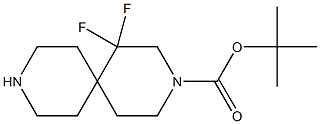 tert-butyl 1,1-difluoro-3,9-diazaspiro[5.5]undecane-3-carboxylate Structure
