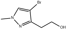 2-(4-bromo-1-methyl-1H-pyrazol-3-yl)ethan-1-ol 구조식 이미지