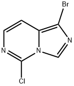 Imidazo[1,5-c]pyrimidine, 1-bromo-5-chloro- 구조식 이미지