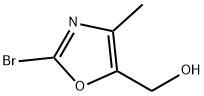 (2-bromo-4-methyl-1,3-oxazol-5-yl)methanol 구조식 이미지