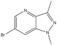 6-bromo-1,3-dimethyl-1H-pyrazolo[4,3-b]pyridine 구조식 이미지