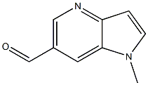 1-methyl-1H-pyrrolo[3,2-b]pyridine-6-carbaldehyde Structure