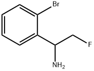 1-(2-BROMOPHENYL)-2-FLUOROETHAN-1-AMINE Structure