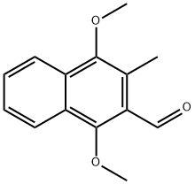 1,4-dimethoxy-3-methyl-2-naphthaldehyde Structure