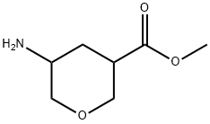 methyl 5-aminotetrahydro-2H-pyran-3-carboxylate Structure