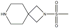 2-(methylsulfonyl)-2,7-diazaspiro[3.5]nonane 구조식 이미지