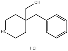 (4-benzylpiperidin-4-yl)methanol hydrochloride 구조식 이미지