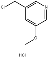 3-(chloromethyl)-5-methoxypyridine hydrochloride Structure