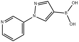 1-(3-Pyridyl)-1H-pyrazole-4-boronic acid Structure