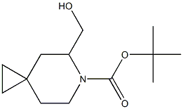 tert-butyl 5-(hydroxymethyl)-6-azaspiro[2.5]octane-6-carboxylate 구조식 이미지