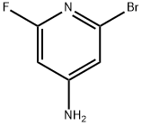 4-Pyridinamine, 2-bromo-6-fluoro- 구조식 이미지