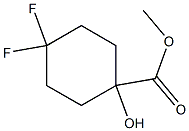 methyl 4,4-difluoro-1-hydroxycyclohexane-1-carboxylate 구조식 이미지