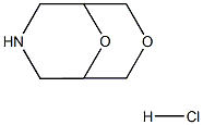 3,9-dioxa-7-azabicyclo[3.3.1]nonane hydrochloride Structure