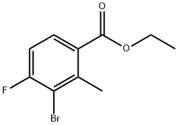 ethyl 3-bromo-4-fluoro-2-methylbenzoate Structure