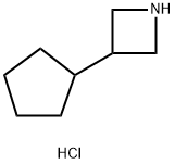 3-cyclopentylazetidine hydrochloride Structure