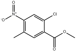 Methyl 2-Chloro-5-methyl-4-nitrobenzoate 구조식 이미지