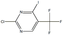 2-chloro-4-iodo-5-(trifluoromethyl)pyrimidine Structure