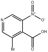 3-bromo-5-nitropyridine-4-carboxylic acid 구조식 이미지