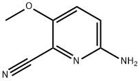 3-amino-6-methoxypicolinonitrile Structure