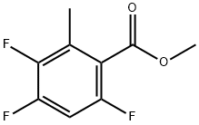 methyl 3,4,6-trifluoro-2-methylbenzoate 구조식 이미지