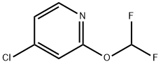 4-Chloro-2-(difluoromethoxy)pyridine Structure