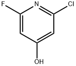 4-Pyridinol, 2-chloro-6-fluoro- Structure