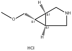 (1R,5S,6r)-6-(methoxymethyl)-3-azabicyclo[3.1.0]hexane hydrochloride 구조식 이미지