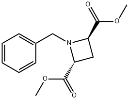 2,4-dimethyl (2R,4R)-1-benzylazetidine-2,4-dicarboxylate Structure