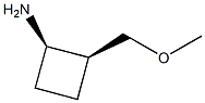 (1R,2S)-2-(methoxymethyl)cyclobutan-1-amine Structure