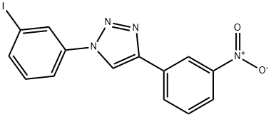 (1-(3-Iodophenyl)-4-(3-Nitrophenyl)-1,2,3-Triazole) Structure