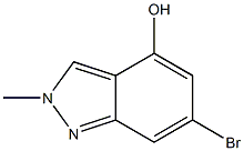 6-bromo-2-methyl-2H-indazol-4-ol Structure