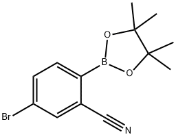 4-Bromo-2-cyanophenylboronic acid pinacol ester 구조식 이미지