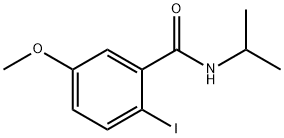 Benzamide, 2-iodo-5-methoxy-N-(1-methylethyl)- Structure