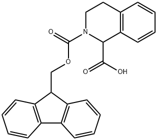 2-{[(9H-fluoren-9-yl)methoxy]carbonyl}-1,2,3,4-tetrahydroisoquinoline-1-carboxylic acid Structure