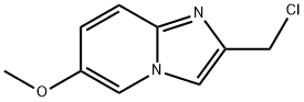 2-(chloromethyl)-6-methoxyimidazo[1,2-a]pyridine 구조식 이미지