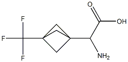 2-amino-2-[3-(trifluoromethyl)bicyclo[1.1.1]pentan-1-yl]acetic acid 구조식 이미지