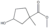 methyl 3-hydroxy-1-methylcyclopentane-1-carboxylate Structure