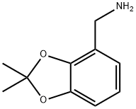 4-(Aminomethyl)-2,2-dimethyl-1,3-benzodioxole 구조식 이미지