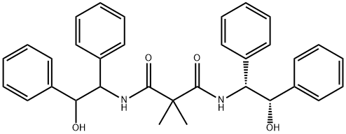 N1,N3-Bis[(1R,2S)-2-hydroxy-1,2-diphenylethyl]-2,2-dimethylpropanediamide Structure