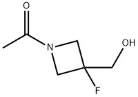 1-[3-fluoro-3-(hydroxymethyl)azetidin-1-yl]ethan-1-one Structure