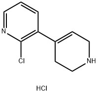 2-chloro-1',2',3',6'-tetrahydro-3,4'-bipyridine hydrochloride Structure