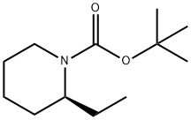 tert-Butyl (S)-2-ethylpiperidine-1-carboxylate Structure