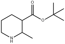 TERT-BUTYL 2-METHYLPIPERIDINE-3-CARBOXYLATE Structure