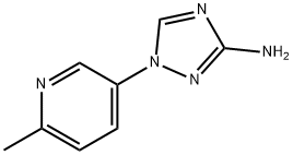 1-(6-methylpyridin-3-yl)-1H-1,2,4-triazol-3-amine Structure