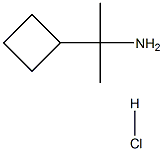 2-cyclobutylpropan-2-amine hydrochloride 구조식 이미지