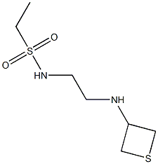 N-(2-(thietan-3-ylamino)ethyl)ethanesulfonamide Structure