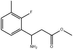 METHYL 3-AMINO-3-(2-FLUORO-3-METHYLPHENYL)PROPANOATE Structure