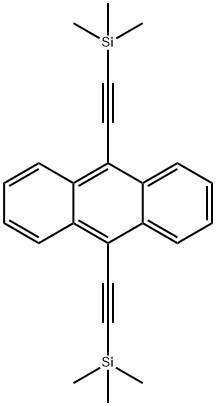 9,10-BIS(TRIMETHYLSILANYLETHYNYL)ANTHRACENE Structure